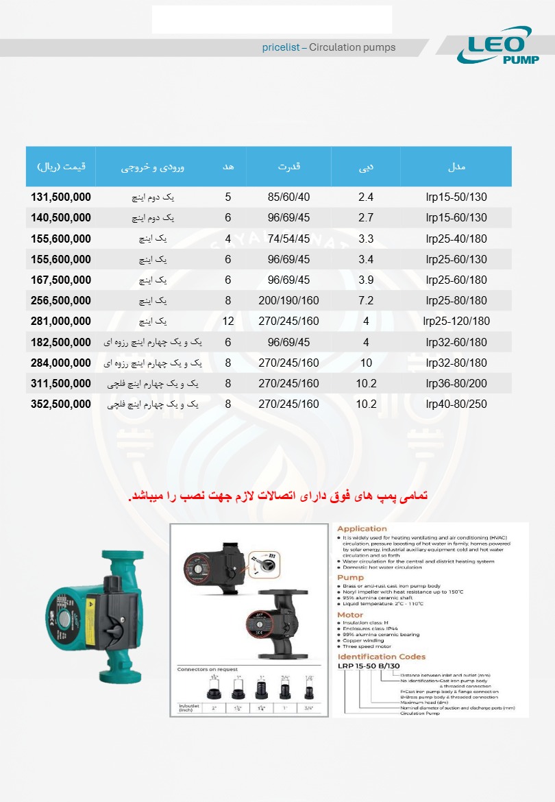 لیست قیمت پیمتاش، صفحه ۲۰